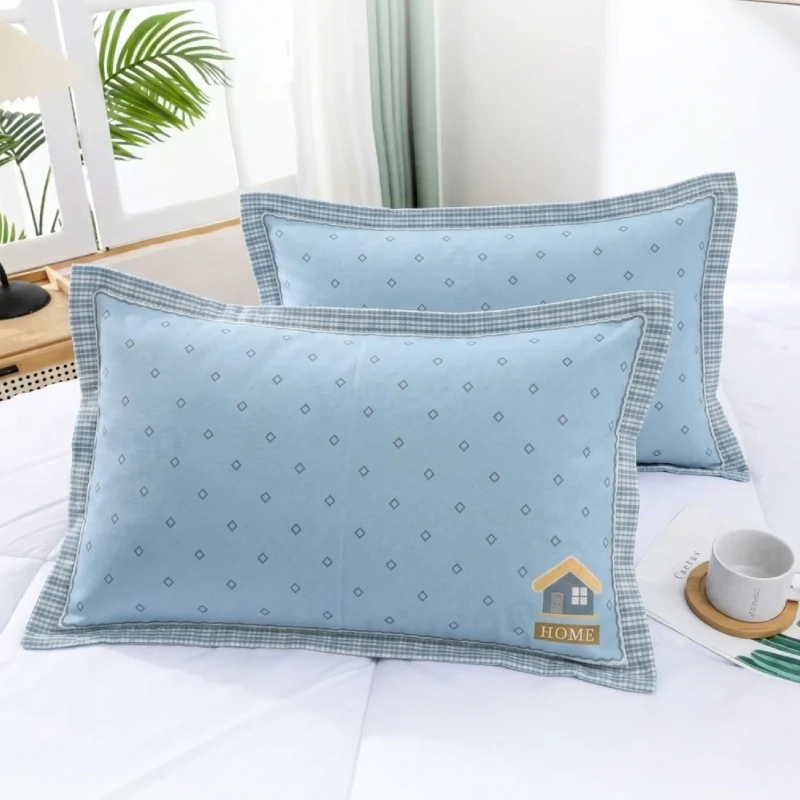 Imported Pure Cotton Home Texture Jacquard Style Pillow Cover Size (18 x 29 Inch). The Best Pillow Cover in Bangladesh.