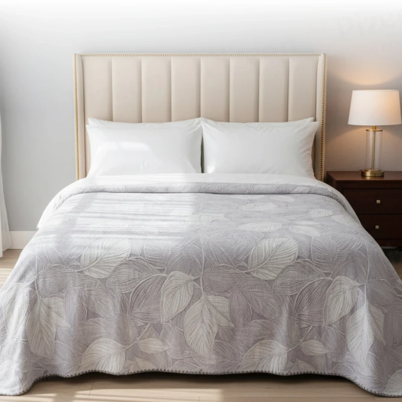 Bamboo Fabric Summer AC Quilt | Lightweight Breathable Blanket | Soft Silk Fabric Quilt