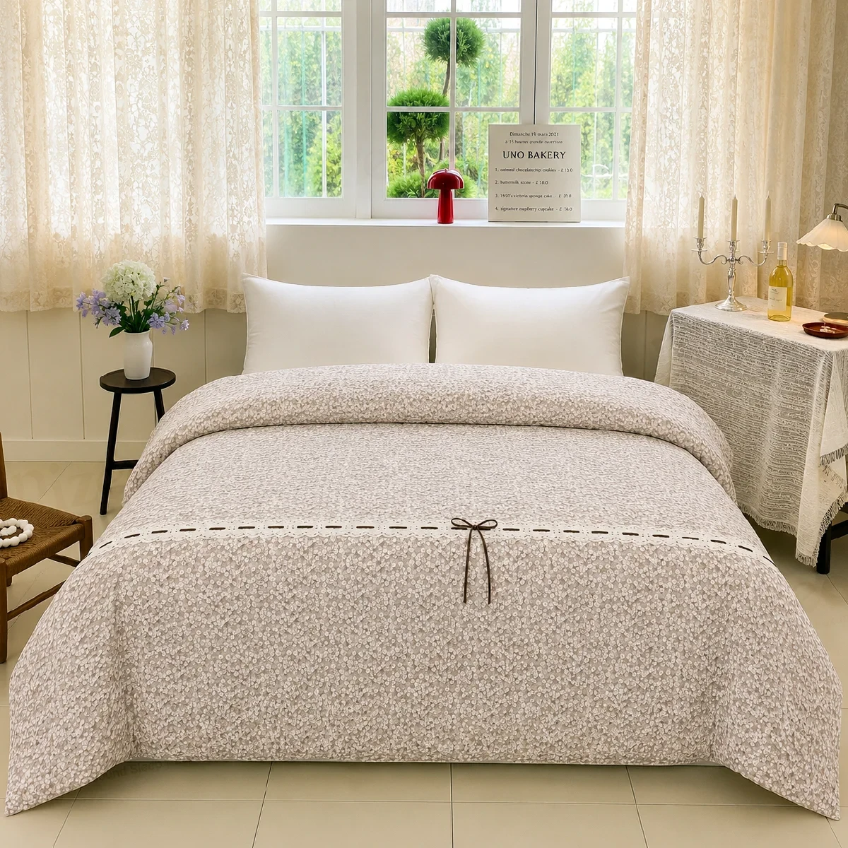 Imported Floral All Over Print SnowKiss Spring Comforter