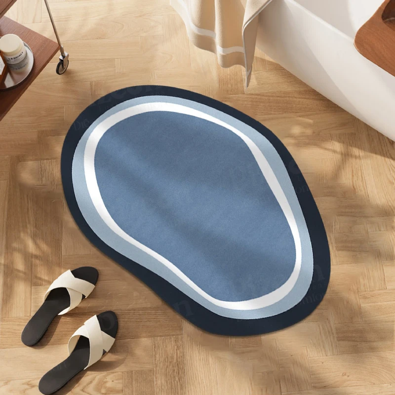 Diatom Mud Indoor Doormat | Ultra-Absorbent Entryway & Bathroom Floor Mat | Anti-Slip Quick-Dry Rug
