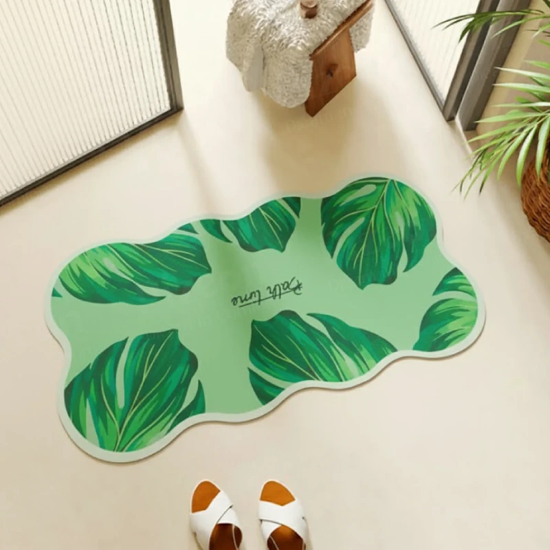 Diatom Mud Indoor Doormat | Ultra-Absorbent Entryway & Bathroom Floor Mat | Anti-Slip Quick-Dry Rug