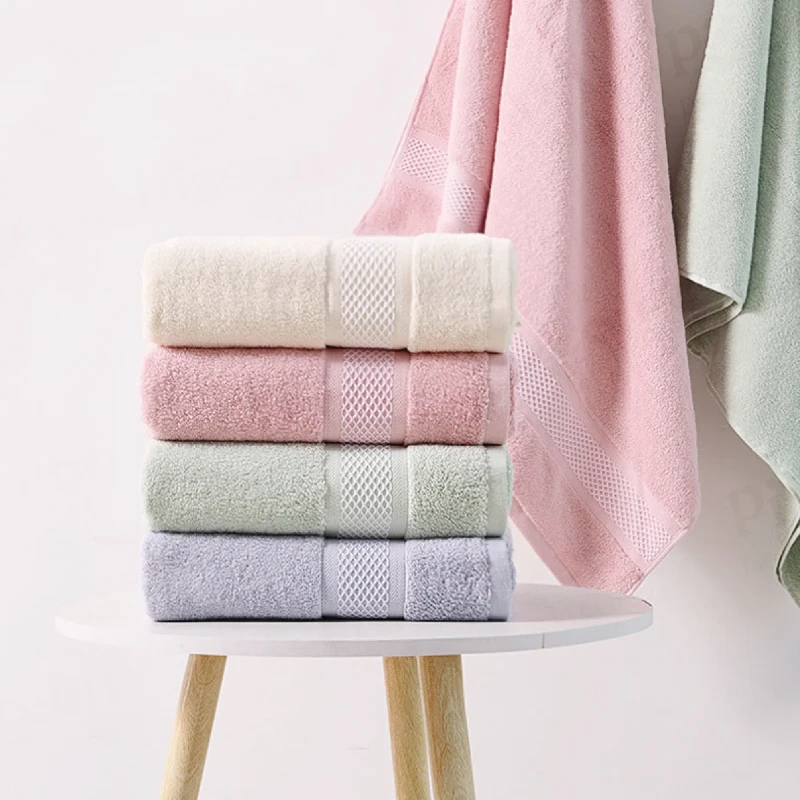 Premium Cotton Bath & Face Towel Ultra Absorbent - 1 Piece