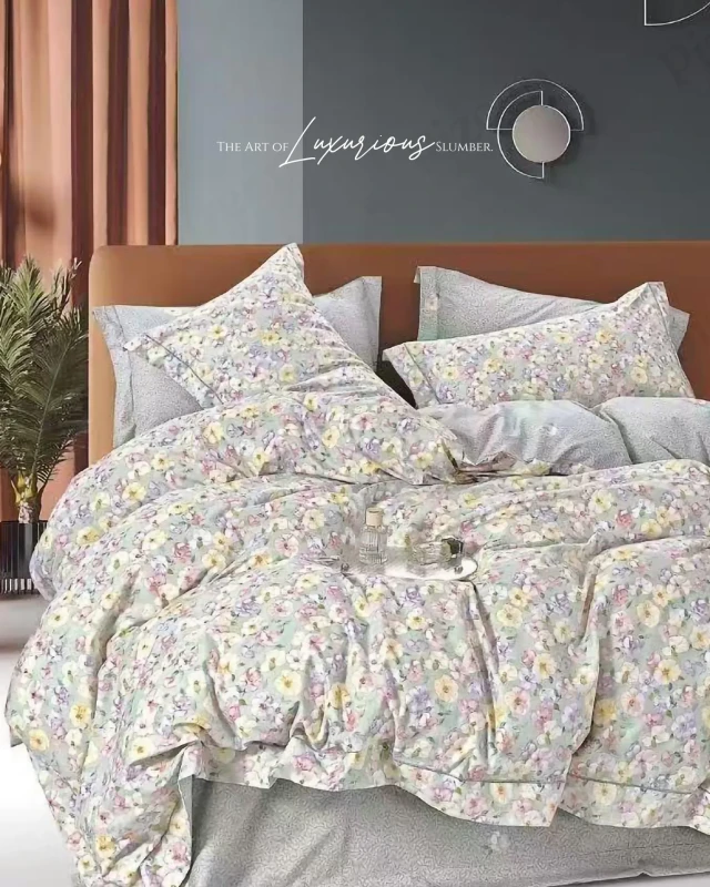 Soft & Stylish Elegant 3-Pieces Imported Cotton Bedding Sheet Set