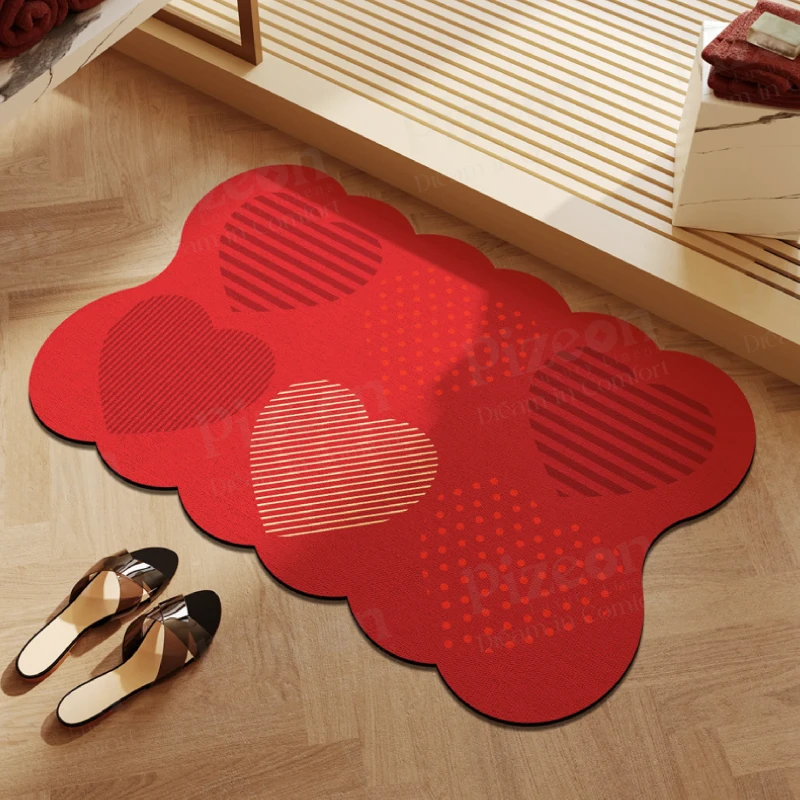 Diatom Mud Indoor Doormat | Ultra-Absorbent Entryway & Bathroom Floor Mat | Anti-Slip Quick-Dry Rug