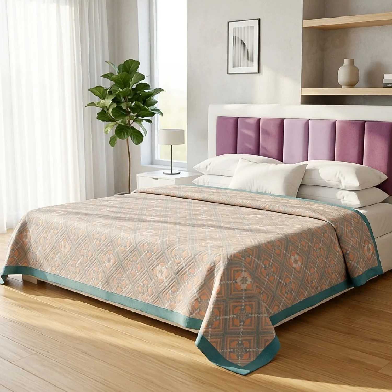 Imported Cotton Jacquard Piping Summer Quilt