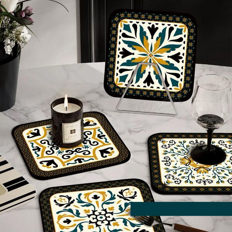 Square Coasters with PVC Resin Mold