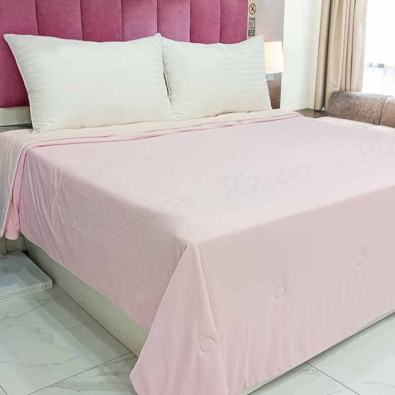 Ice Cool Summer Quilt with Solid Color on Both Sides