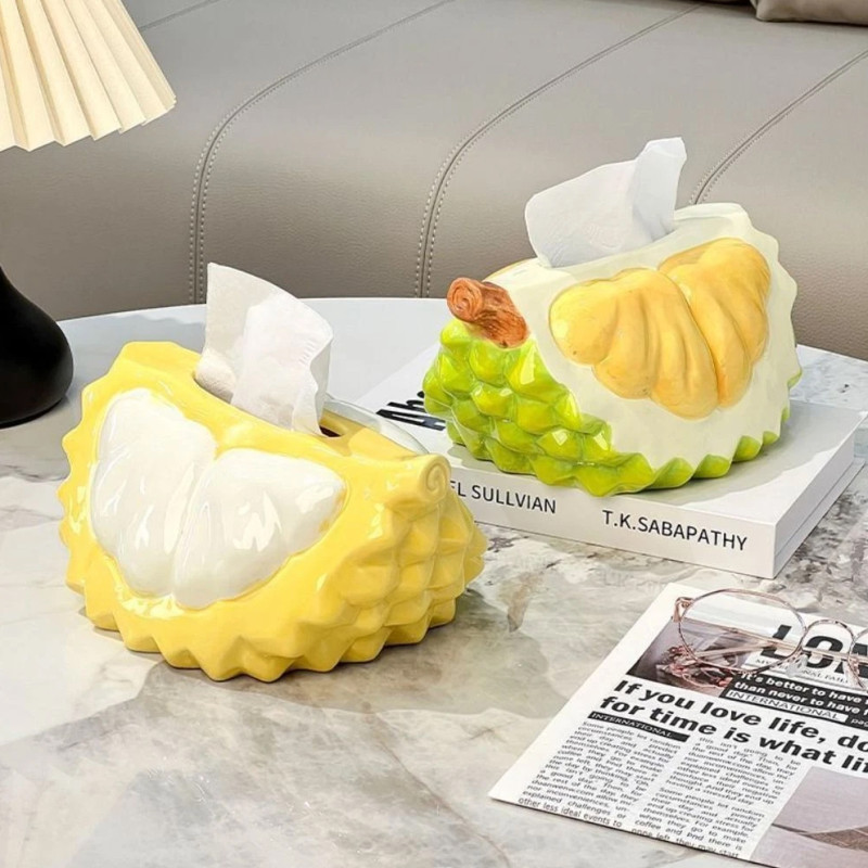 Durian Ceramic Tissue Box Napkin Holder