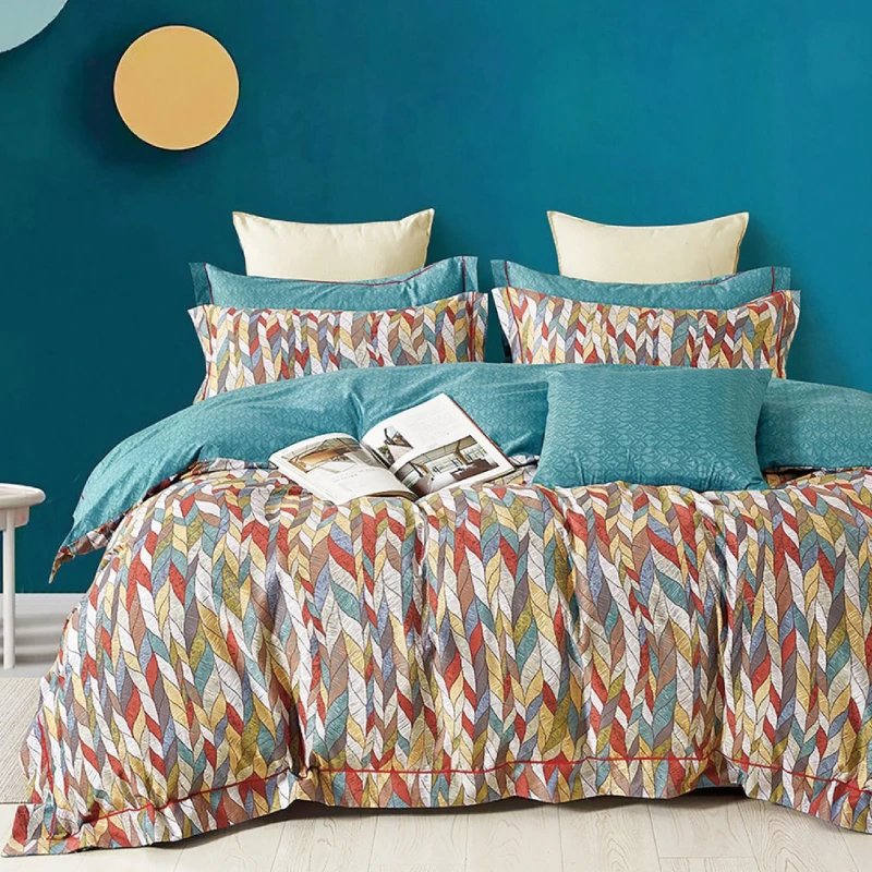 Elegant & Durable Imported Luxury Twill Cotton Fabrics Bedding Set (3 Pieces)
