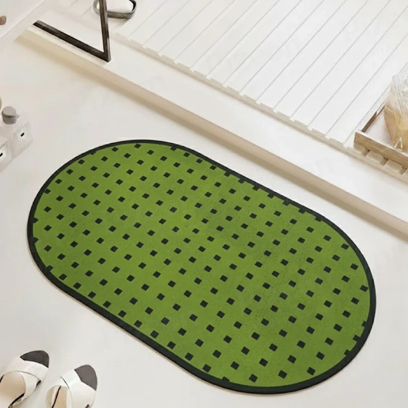 Diatom Mud Indoor Doormat | Ultra-Absorbent Entryway & Bathroom Floor Mat | Anti-Slip Quick-Dry Rug