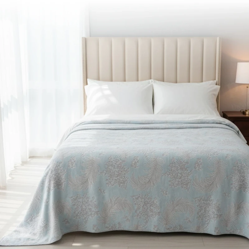 Bamboo Fabric Summer AC Quilt | Lightweight Breathable Blanket | Soft Silk Fabric Quilt