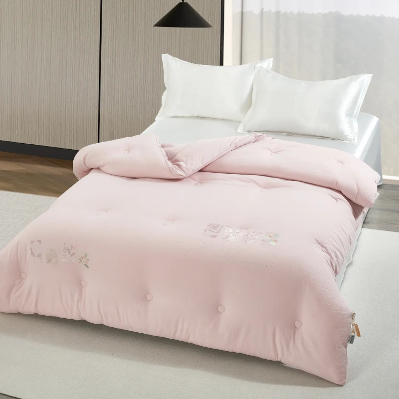 Imported Flower World Embroidered Quilt (Spring/Autumn) - King Size Comforter Price in Bangladesh