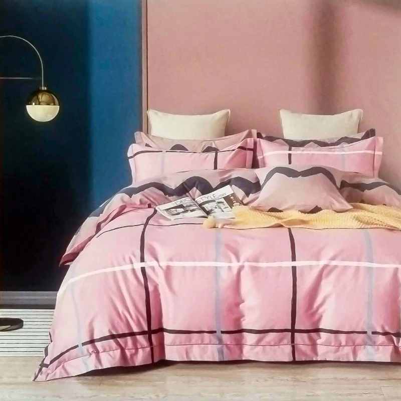 Elegant & Durable Imported Luxury Twill Cotton Fabrics Bedding Set (3 Pieces)