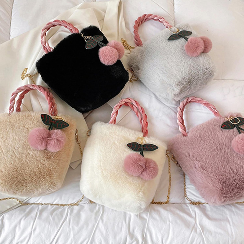 Cherry Plush Handbag