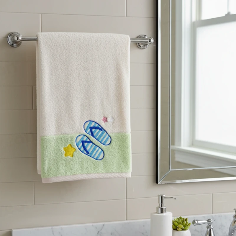Premium Coral Fabric Soft & Absorbent Bath Towel - 1 Piece