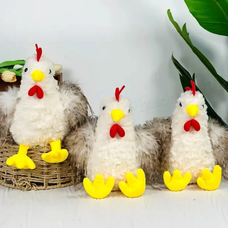 Adorable Chick Plush Toy - Soft Rooster Stuffed Animal for Kids & Decor