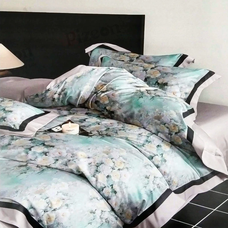 Soft & Stylish Elegant Luxury Satin Fabrics Bedding Set (3 Pieces)