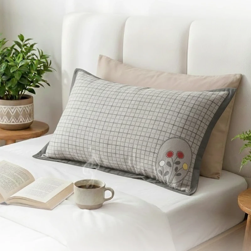 Imported Pure Cotton Jacquard Style Pillow Cover Size (18 x 29 Inch). The Best Pillow Cover in Bangladesh.