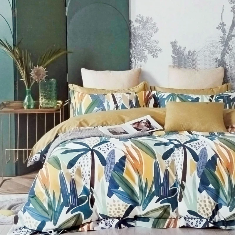 Elegant & Durable Imported Luxury Twill Cotton Fabrics Bedding Set (3 Pieces)