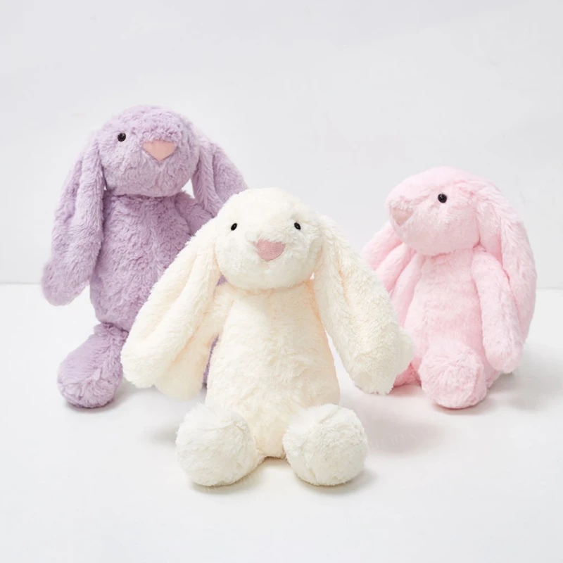 Plush Long Ear Rabbit Doll – Soft Stuffed Cuddle Companion