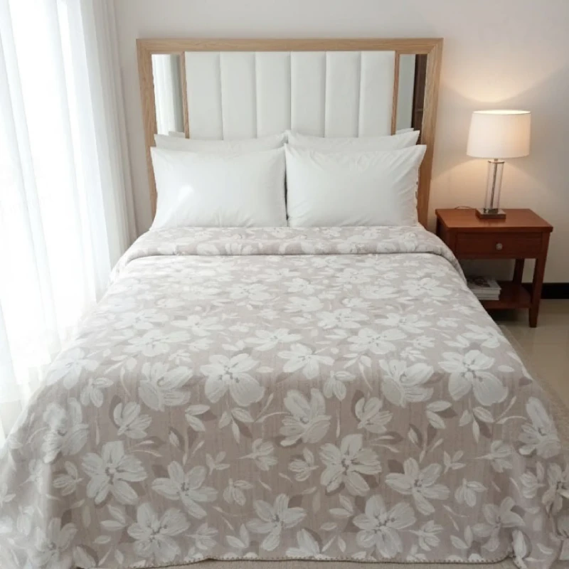 Bamboo Fabric Summer AC Quilt | Lightweight Breathable Blanket | Soft Silk Fabric Quilt
