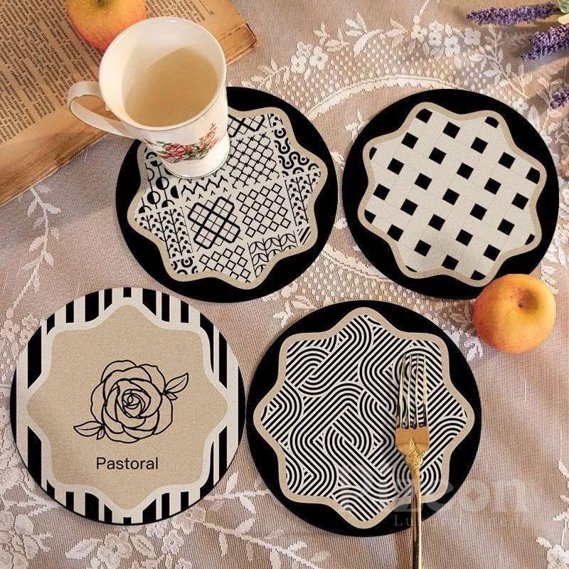 Elegant Floral Design Coaster