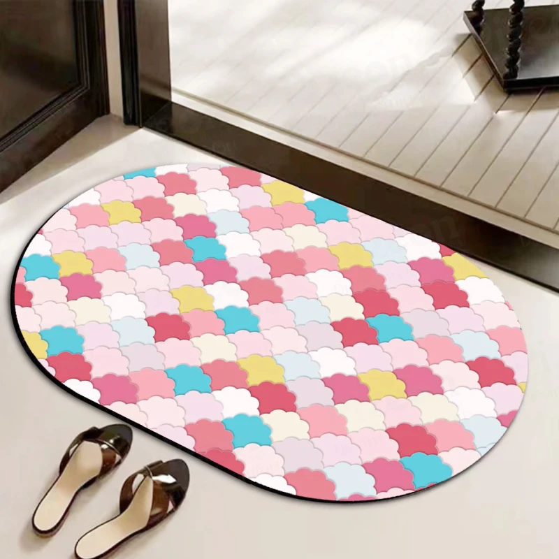 Diatom Mud Indoor Doormat | Ultra-Absorbent Entryway & Bathroom Floor Mat | Anti-Slip Quick-Dry Rug