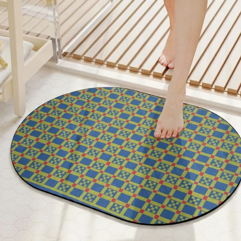 Diatom Mud Indoor Doormat | Ultra-Absorbent Entryway & Bathroom Floor Mat | Anti-Slip Quick-Dry Rug
